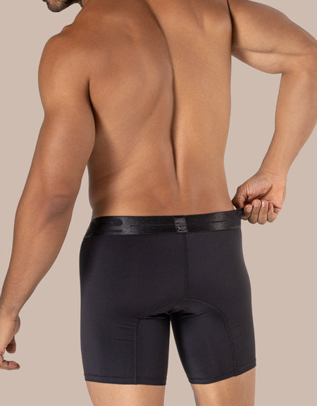 Black Nylon Medium Lombardi Boxer
