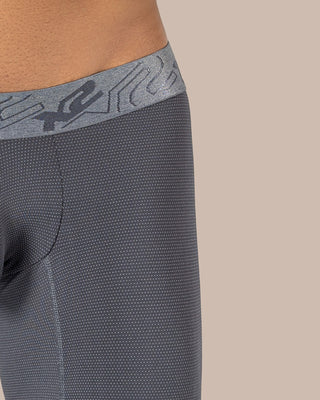 Espresso Nylon Mid Boxer