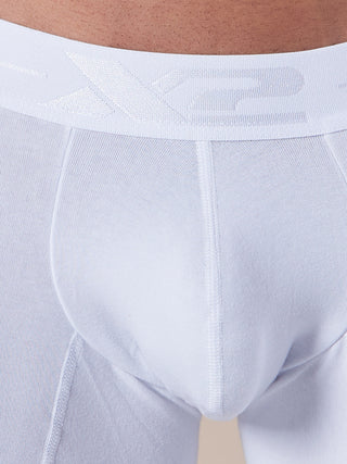 Bóxer Medio Algodón Torino Blanco