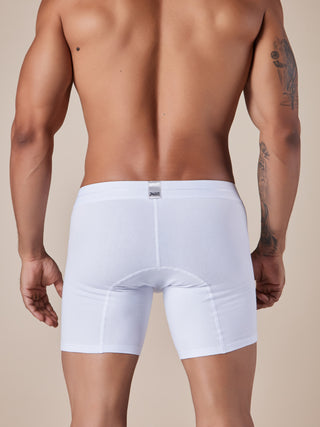 Bóxer Medio Algodón Torino Blanco
