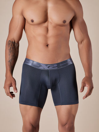 Gray Nylon Medium Boxer Gallardini