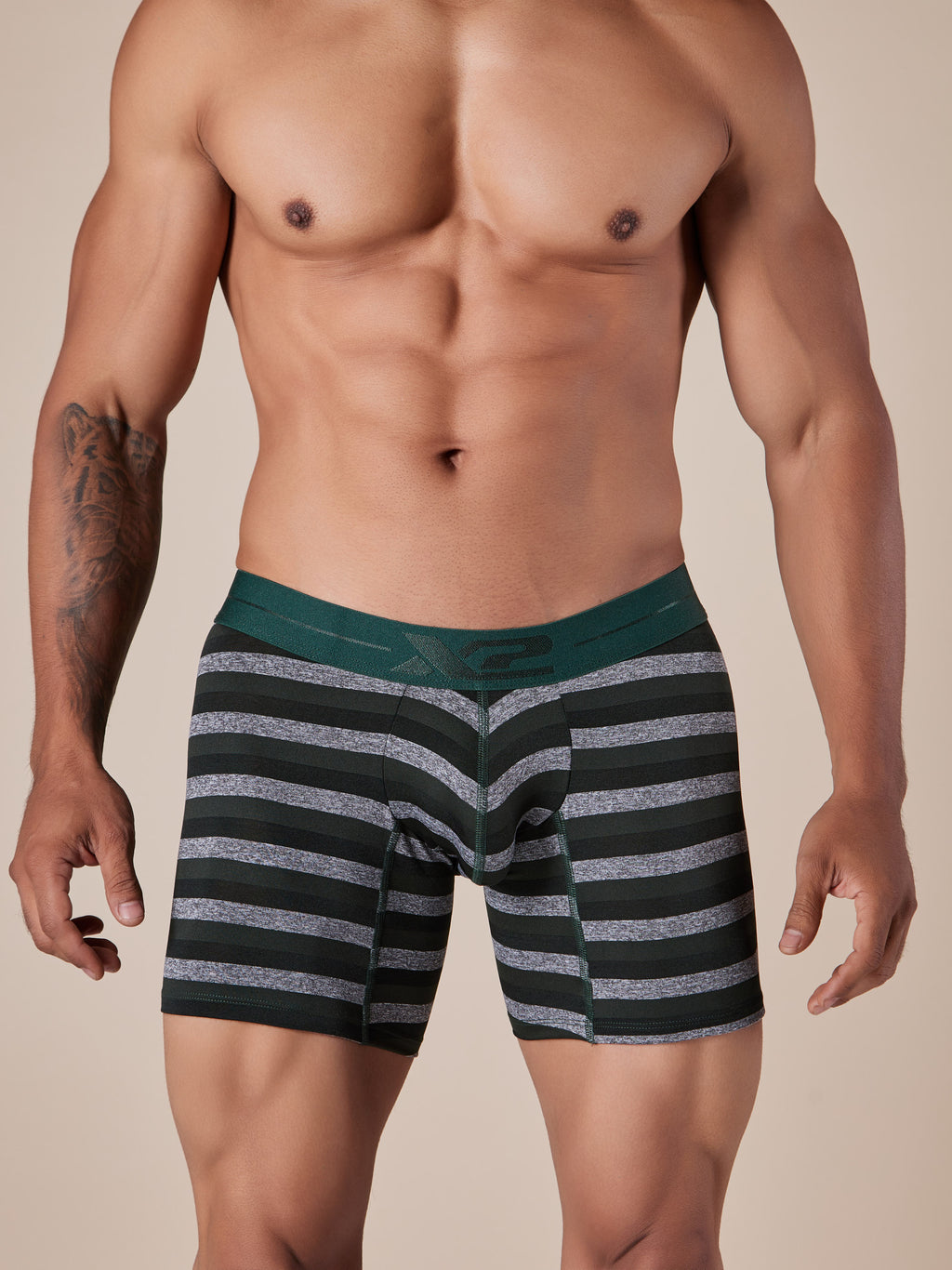 Bóxer Medio Summer Nylon Verde X2 – X2 Underwear